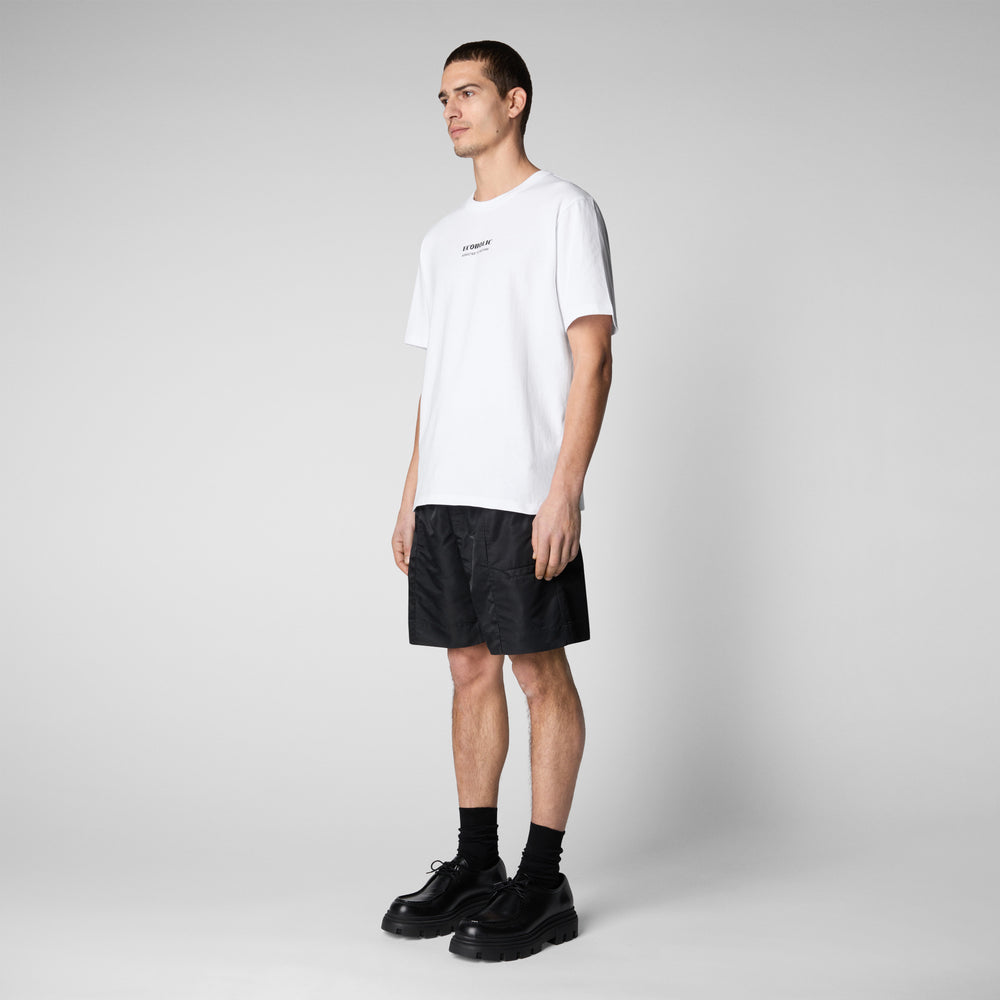 Save The Duck T-shirt Uomo Udo Bianco