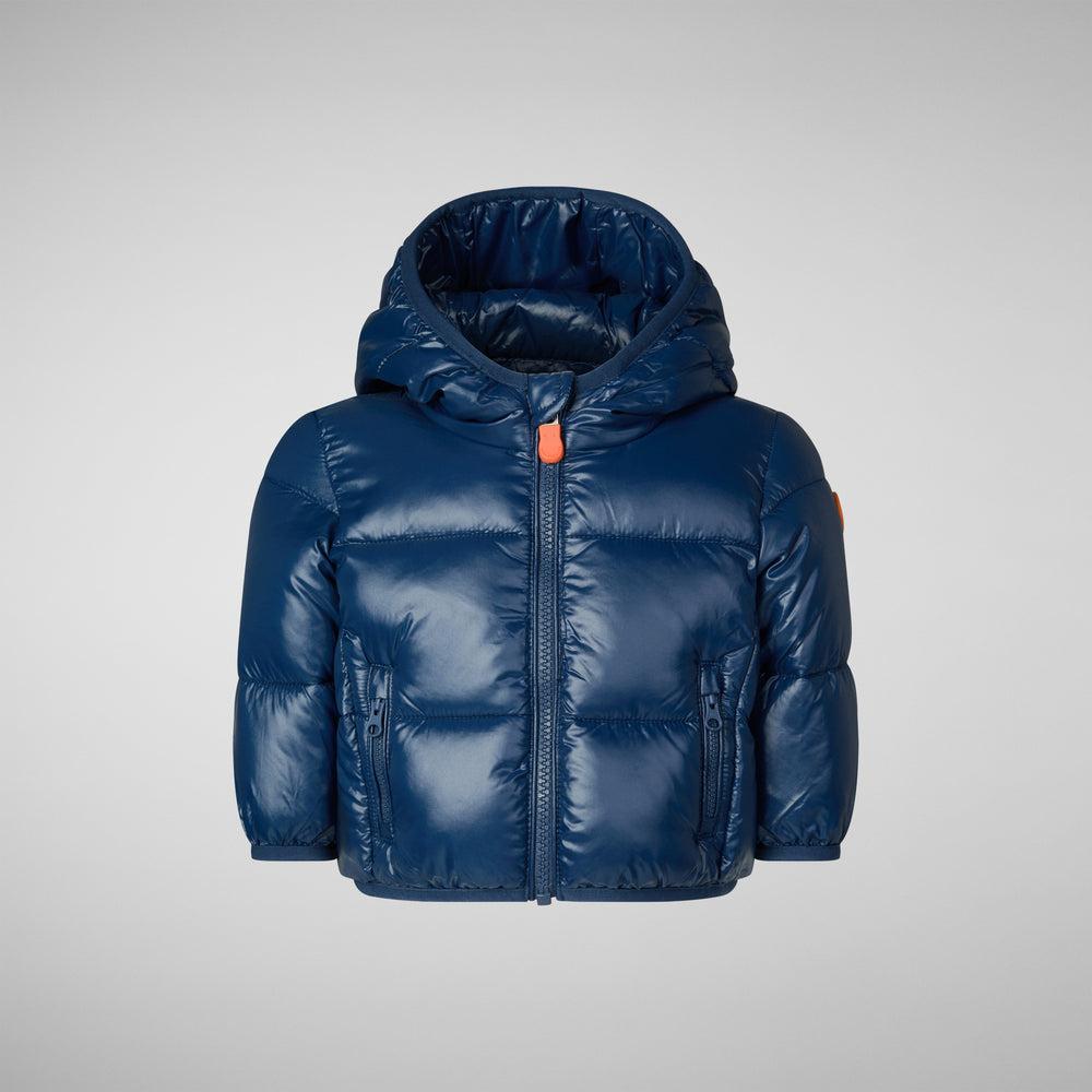 Save the duck UNISEX PIUMINO ANIMAL FREE JODY INK BLU