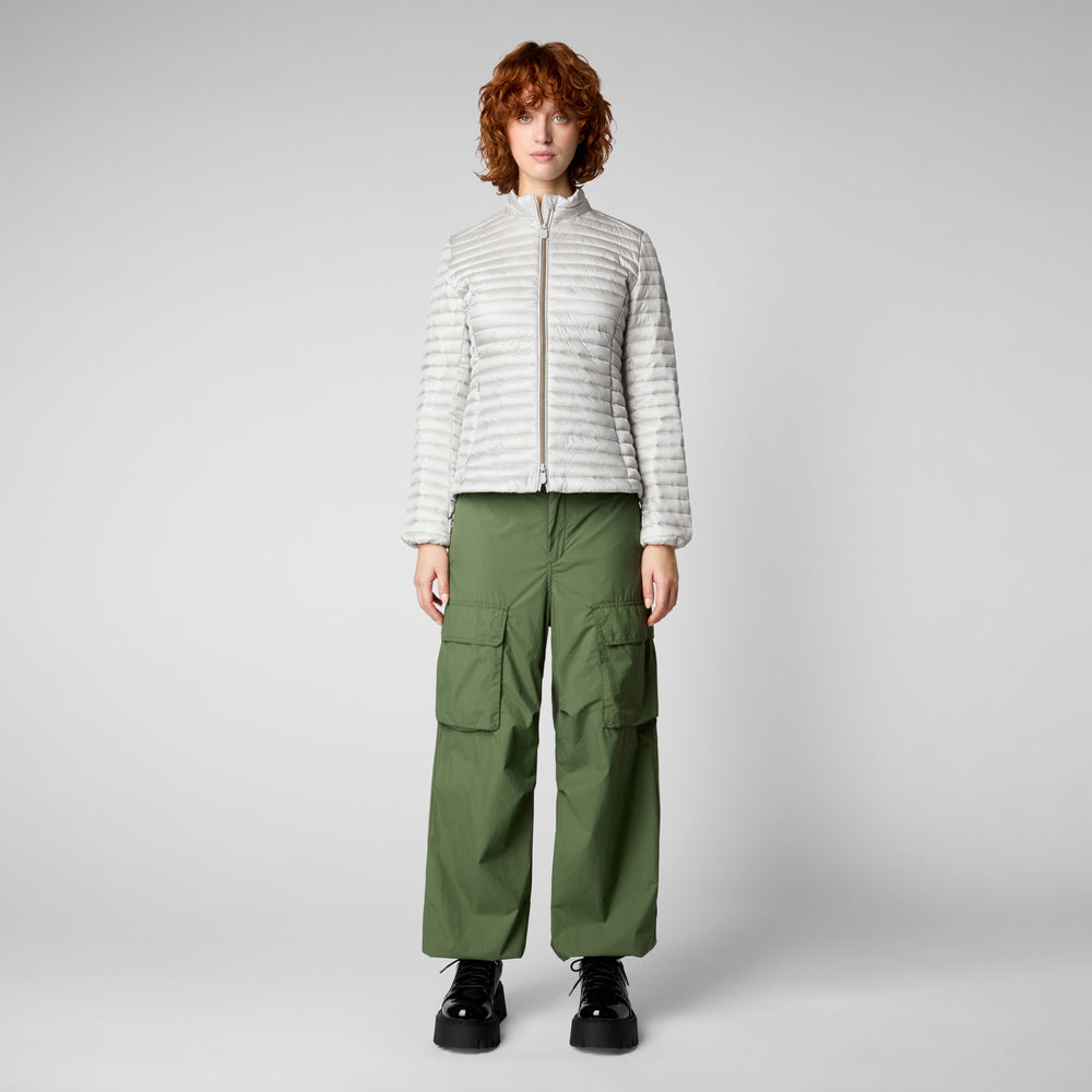 Save the duck Woman's animal puffer Andreina Grigio nebbia