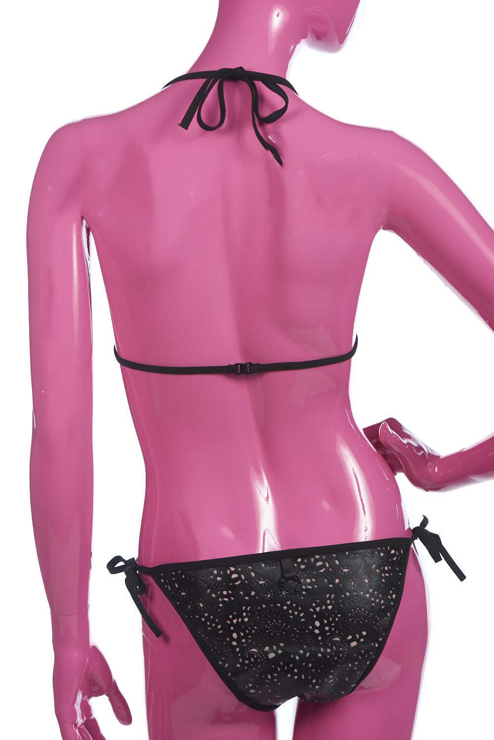 Save The Queen Bikini A Triangolo In Eco Pelle Laserata