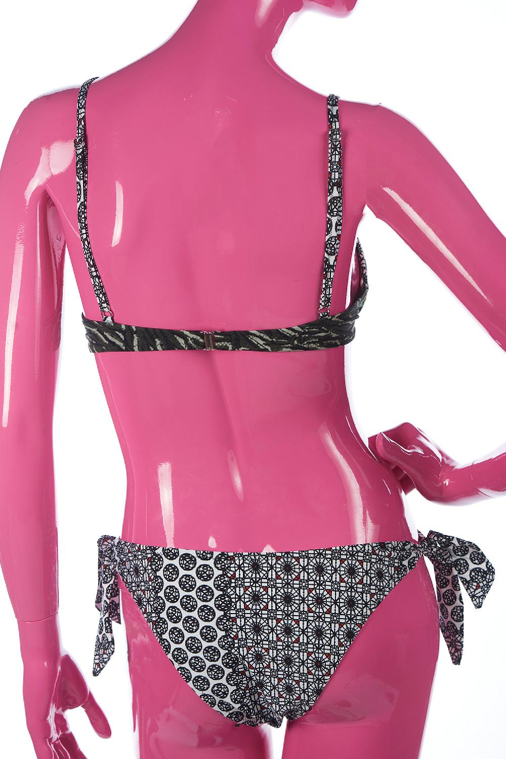 Save The Queen Bikini Con Coppa Con Ferretti E Stampa Dedicata Alla Savana