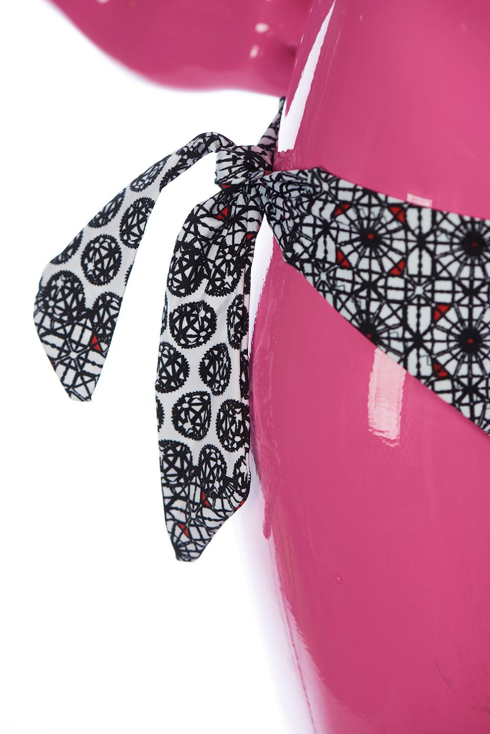 Save The Queen Bikini Con Coppa Con Ferretti E Stampa Dedicata Alla Savana