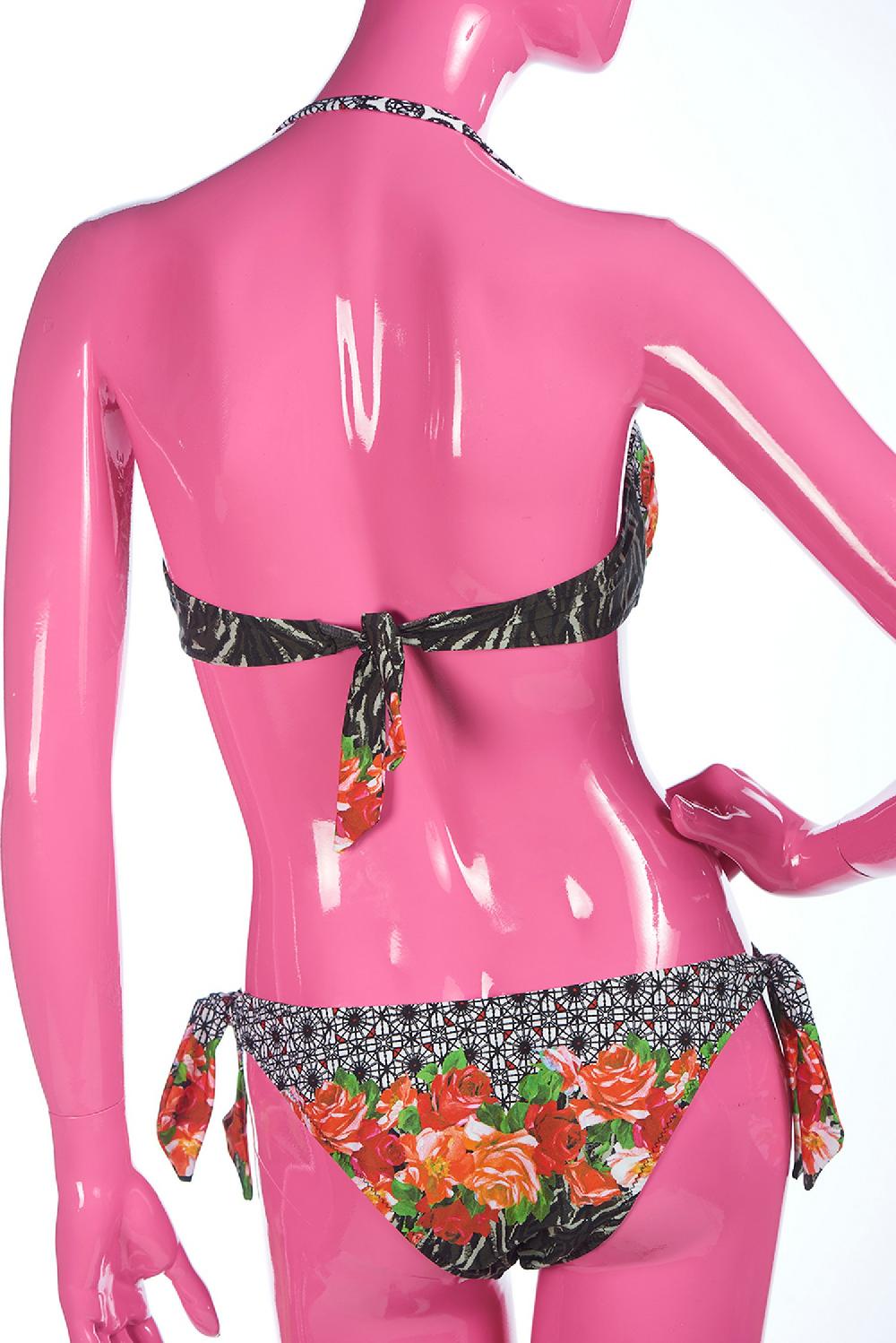 Save The Queen Bikini Con Fascia Push-up E Stampa Dedicata Alla Savana