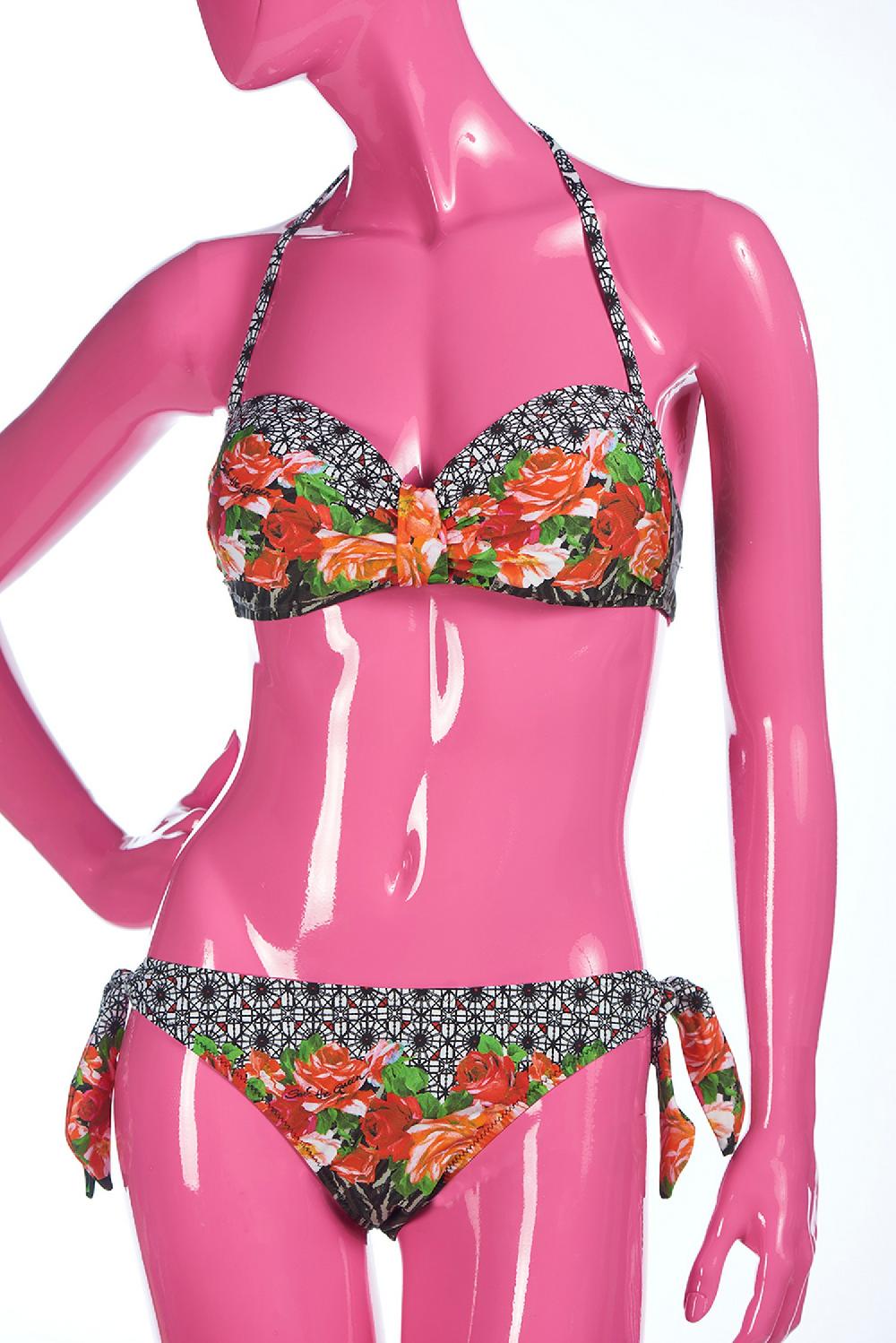 Save The Queen Bikini con fascia push-up e stampa dedicata alla Savana