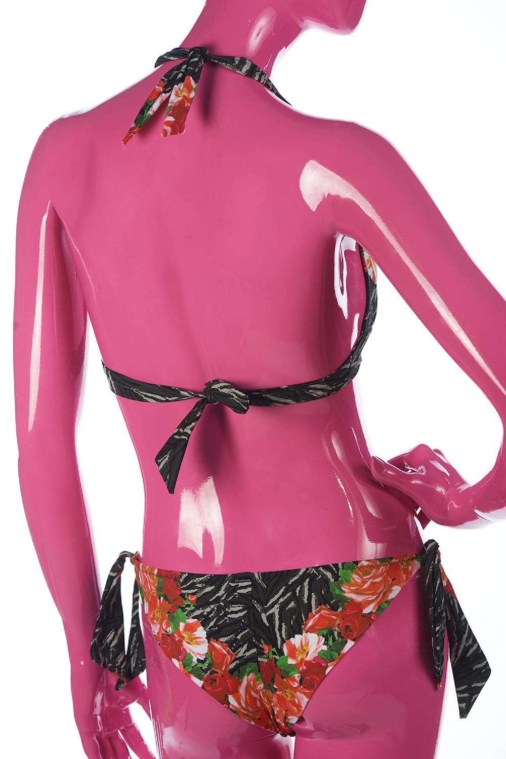 Save The Queen Bikini Con Reggiseno A Triangolo E Stampa Dedicata Alla Savana