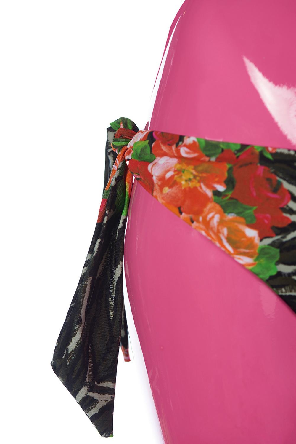 Save The Queen Bikini Con Reggiseno A Triangolo E Stampa Dedicata Alla Savana