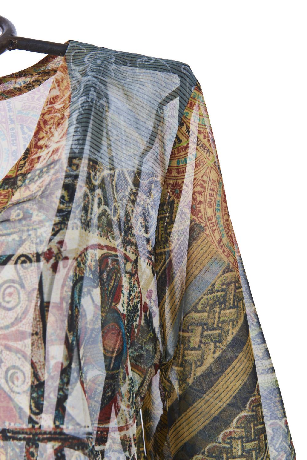 Save The Queen Blusa Con Stampa Dedicata All’Africa