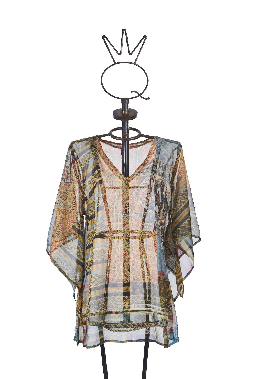 Save The Queen Blusa con stampa dedicata all’Africa