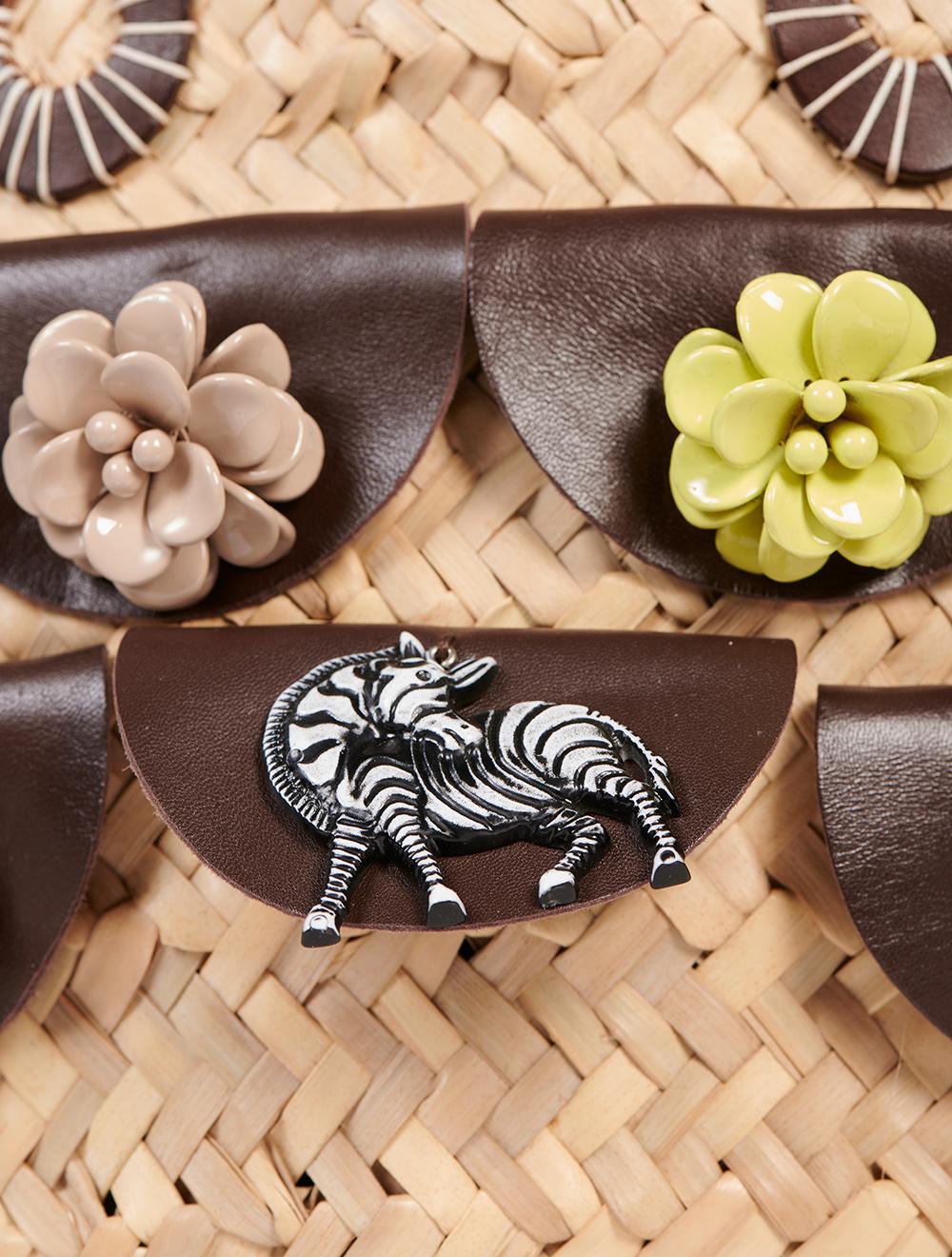 Save The Queen Borsa In Paglia Con Decorazioni Dedicate All’Africa