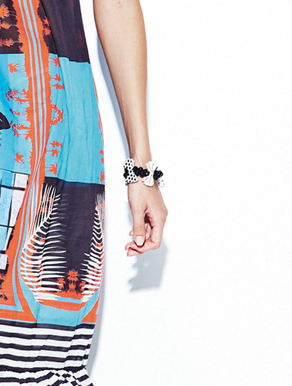 Save The Queen Bracciali elastici con elementi in pvc