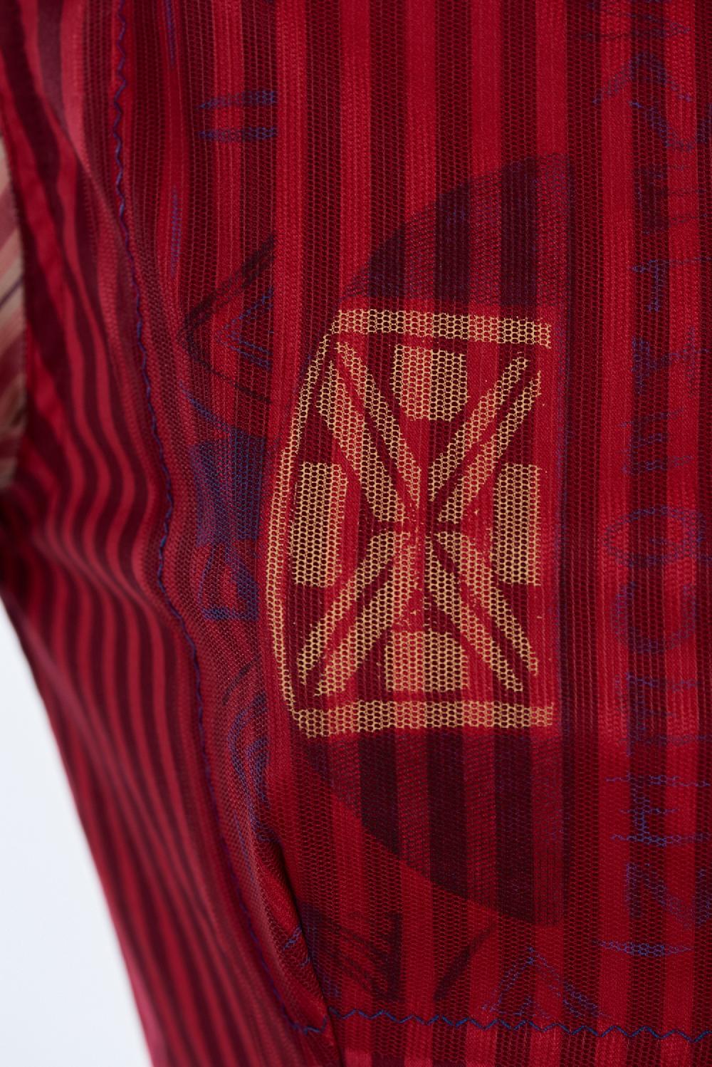 Save The Queen Camicia A Righe Con Applicazioni E Maniche A Fantasia