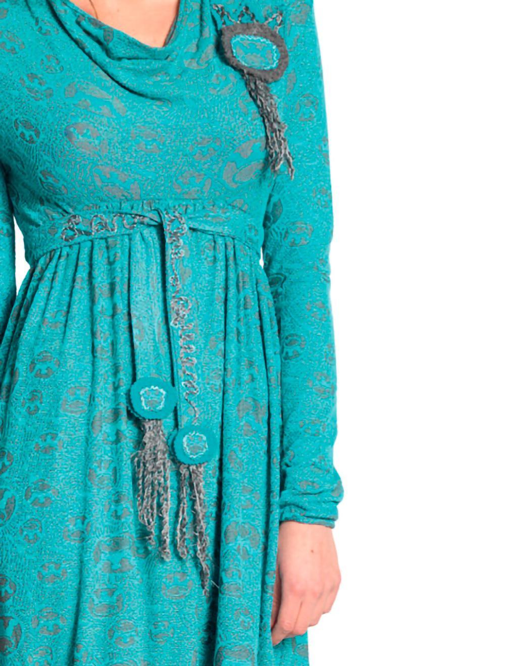 Save The Queen Camicia Da Notte In Viscosa Stretch Jacquard