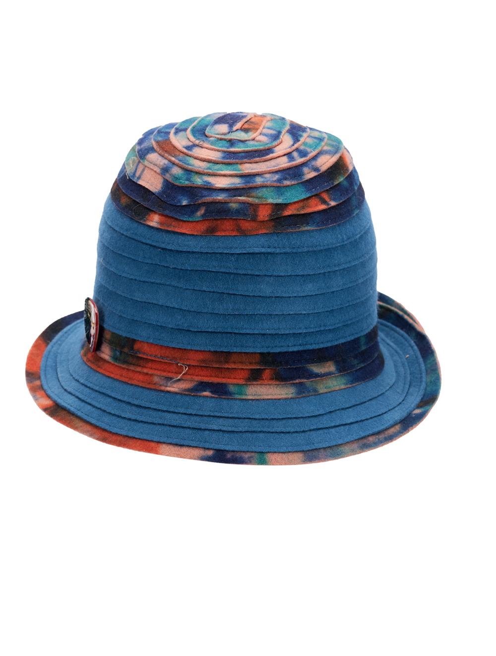 Save The Queen Cappello Borsalino In Feltro Di Lana Azzurro