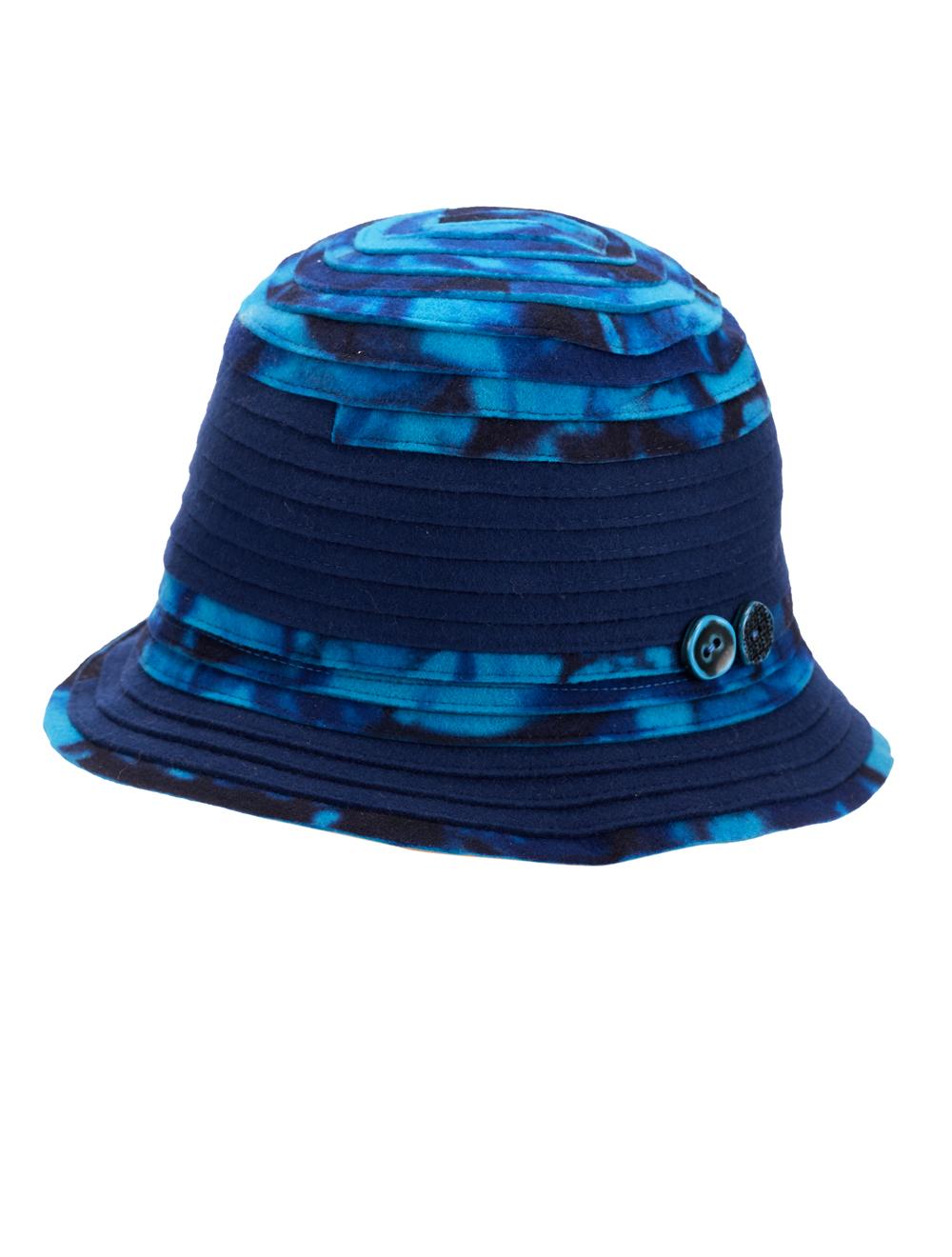 Save The Queen Cappello Borsalino In Feltro Di Lana Blu