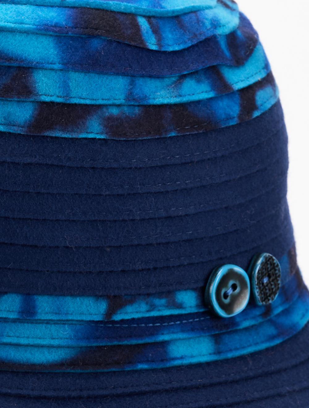 Save The Queen Cappello Borsalino In Feltro Di Lana Blu