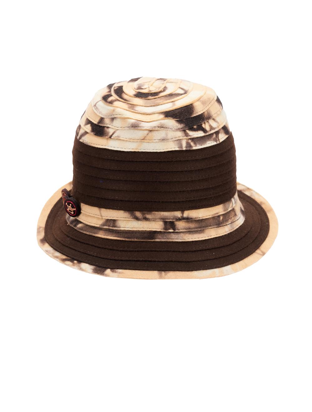 Save The Queen Cappello Borsalino In Feltro Di Lana Marrone