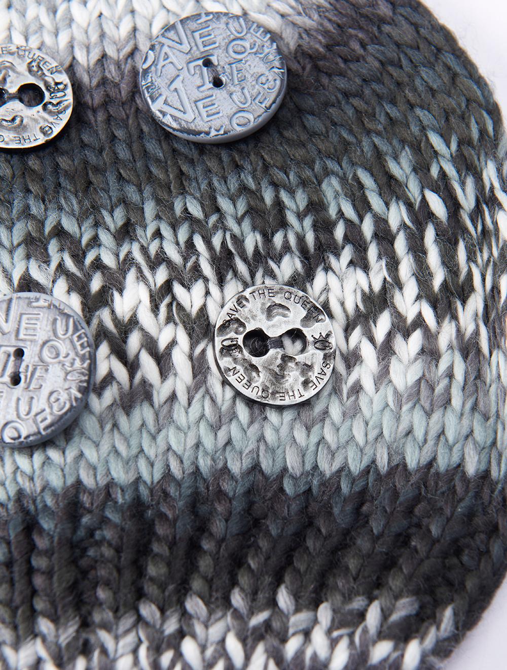 Save The Queen Cappello In Maglia Con Apertura Per Coda Di Cavallo