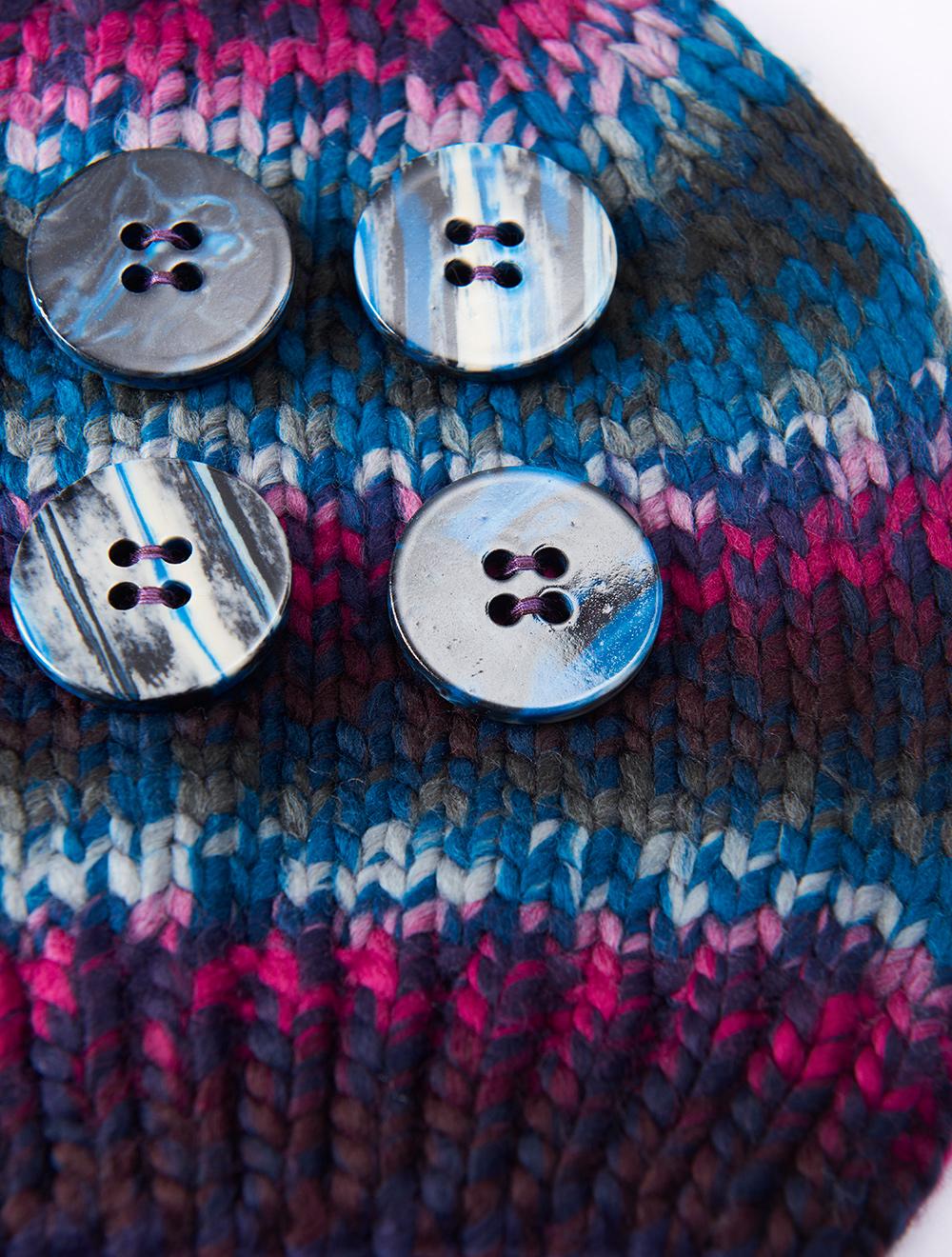 Save The Queen Cappello In Maglia Con Apertura Per Coda Di Cavallo