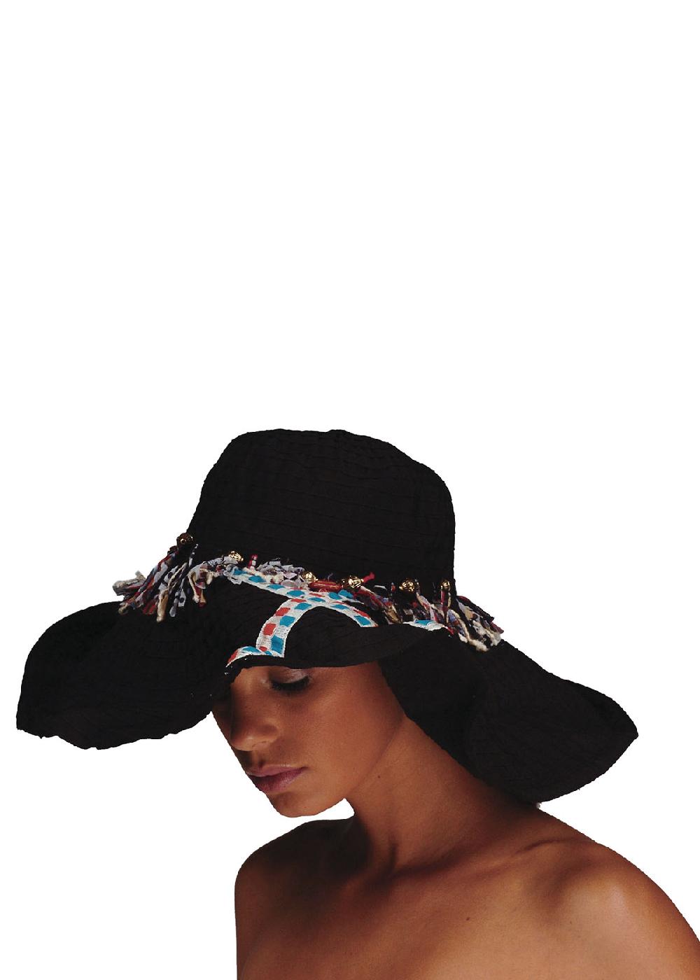 Save The Queen Cappello Modellabile In Tessuto Nero