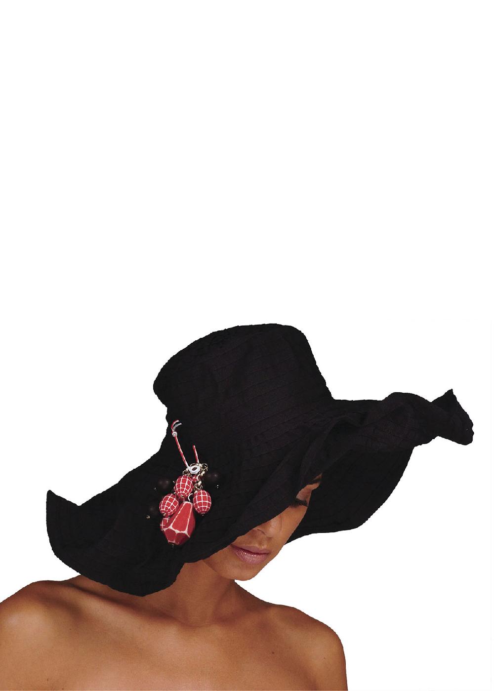 Save The Queen Cappello Modellabile In Tessuto Nero