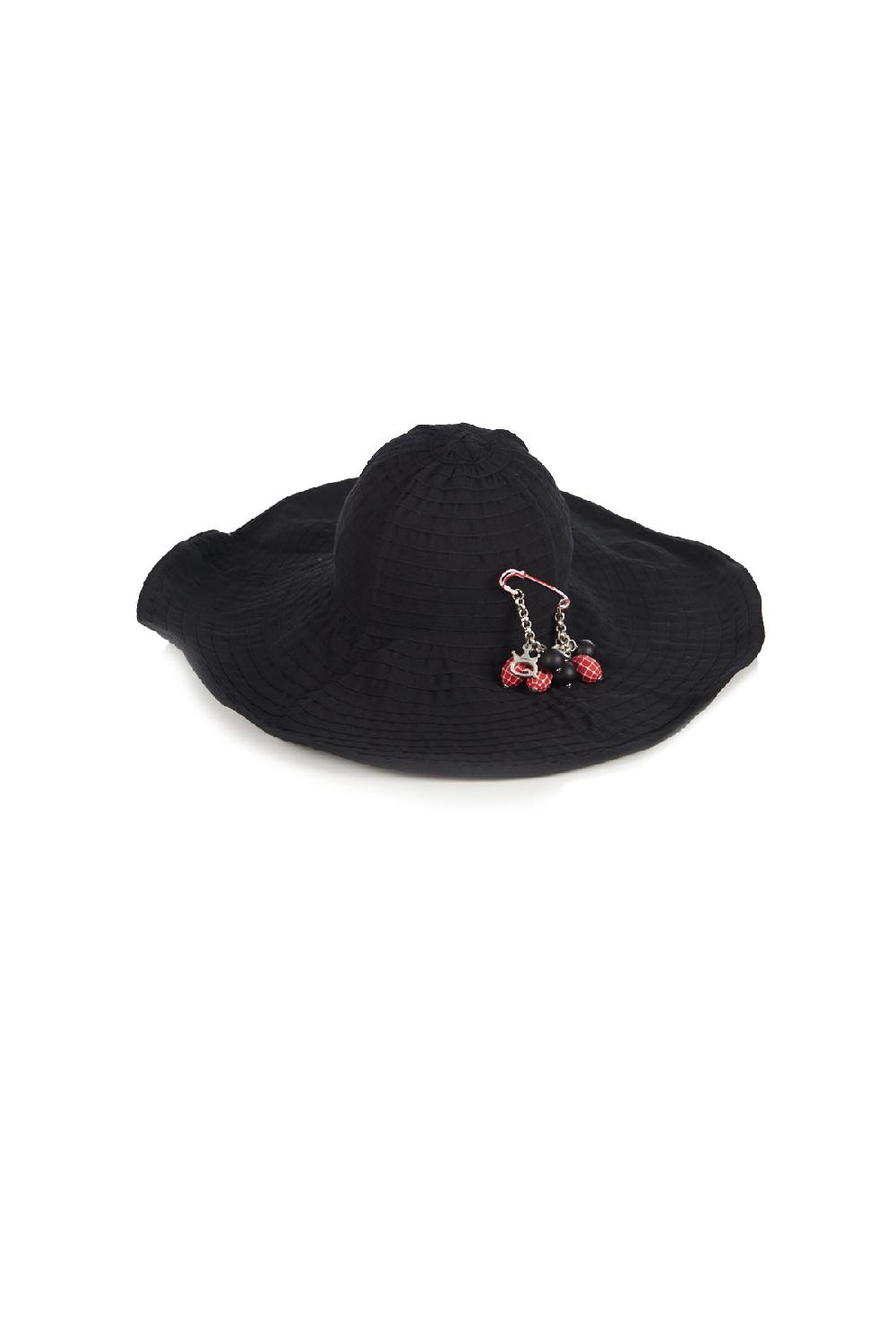 Save The Queen Cappello modellabile in tessuto nero