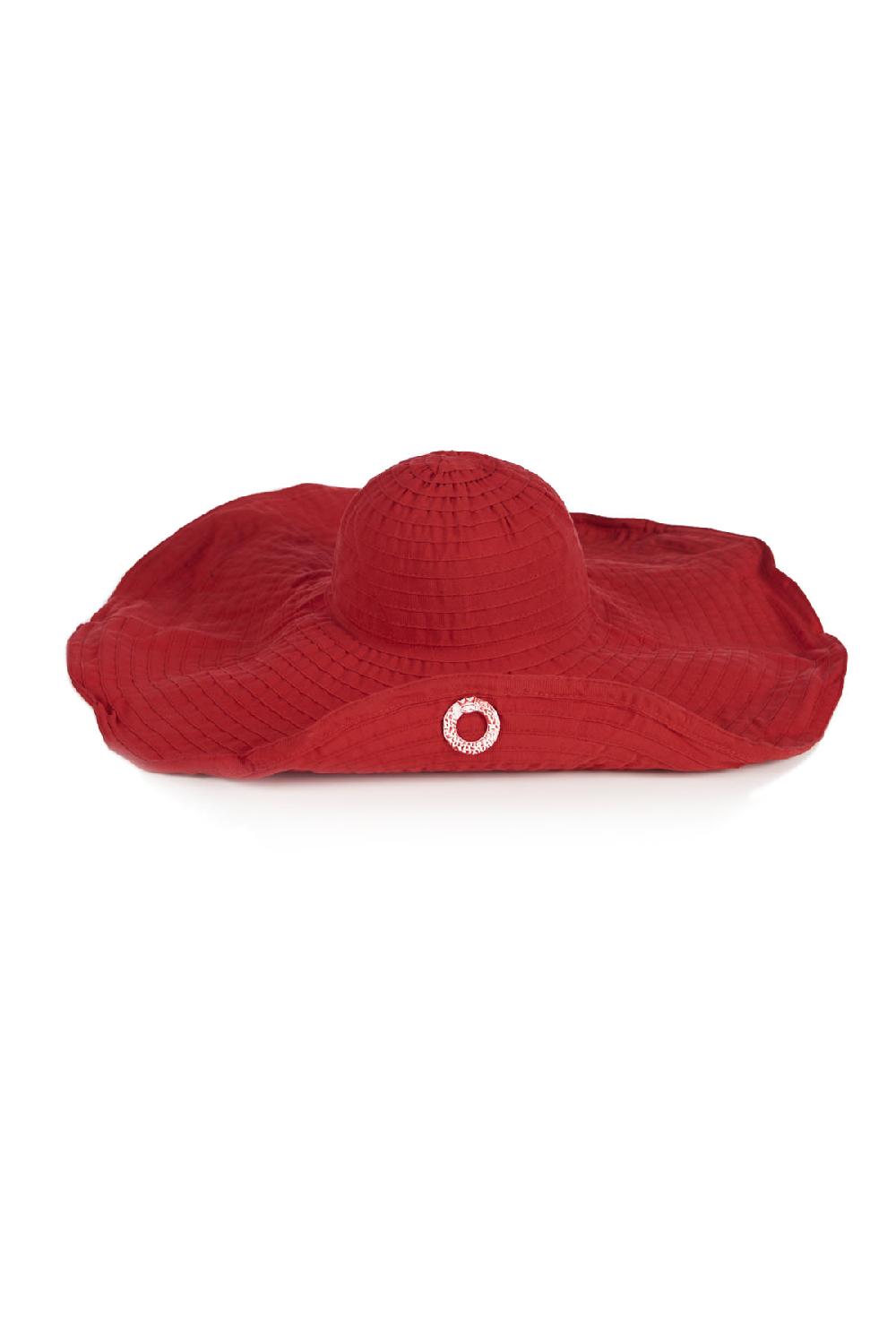 Save The Queen Cappello modellabile in tessuto rosso