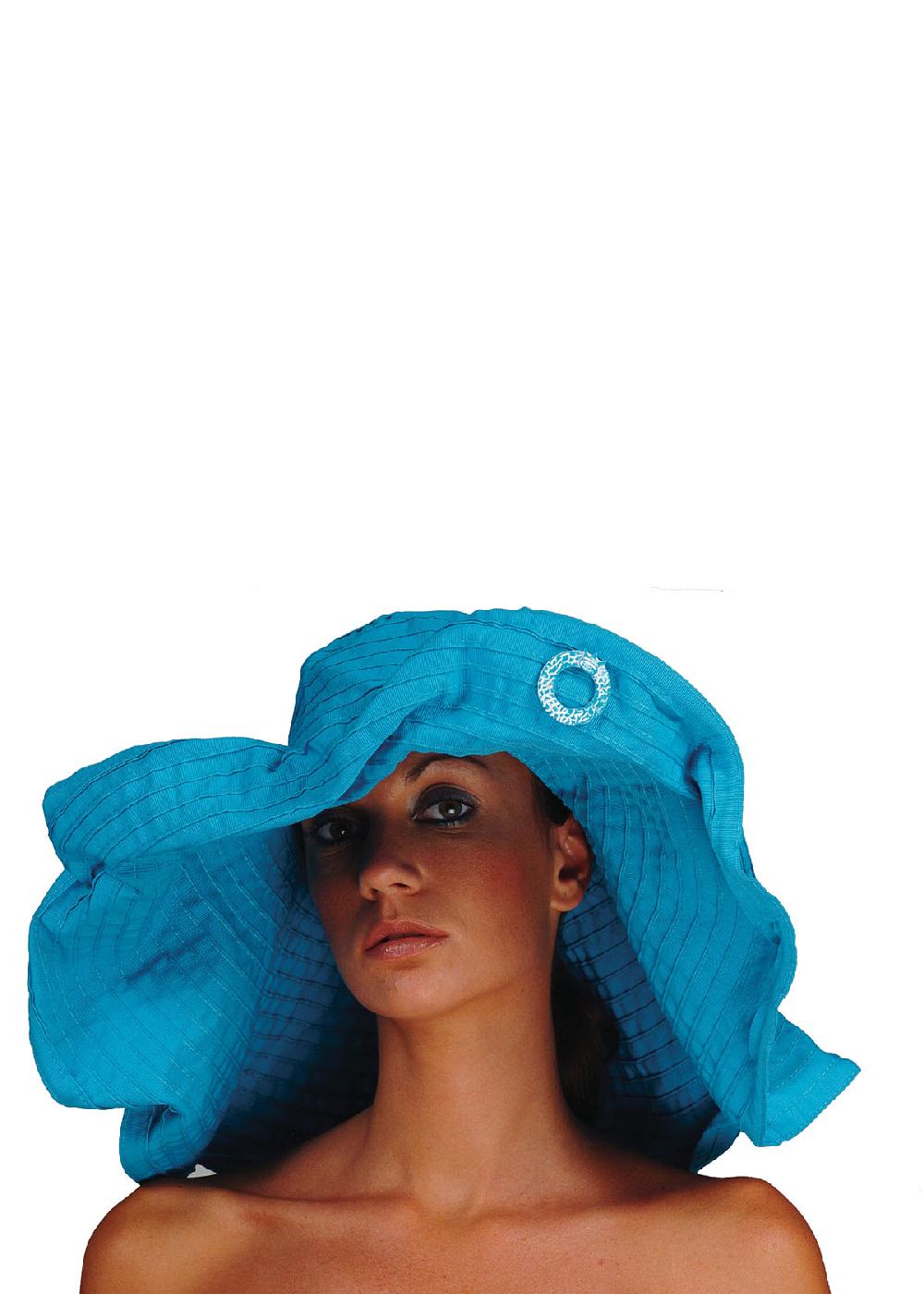 Save The Queen Cappello Modellabile In Tessuto Turchese