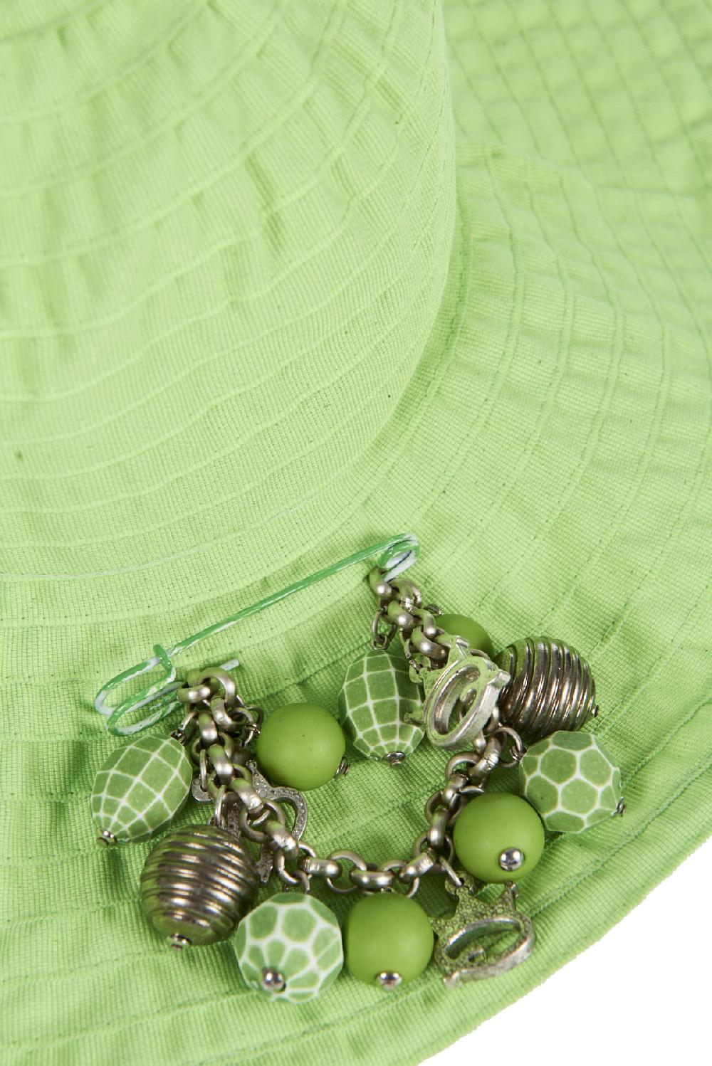 Save The Queen Cappello Modellabile In Tessuto Verde