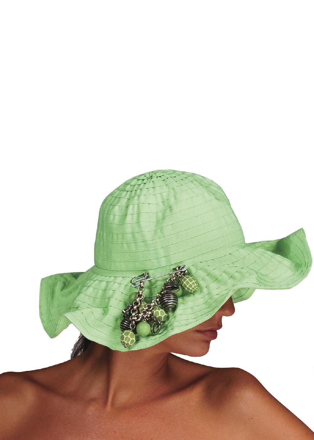 Save The Queen Cappello Modellabile In Tessuto Verde