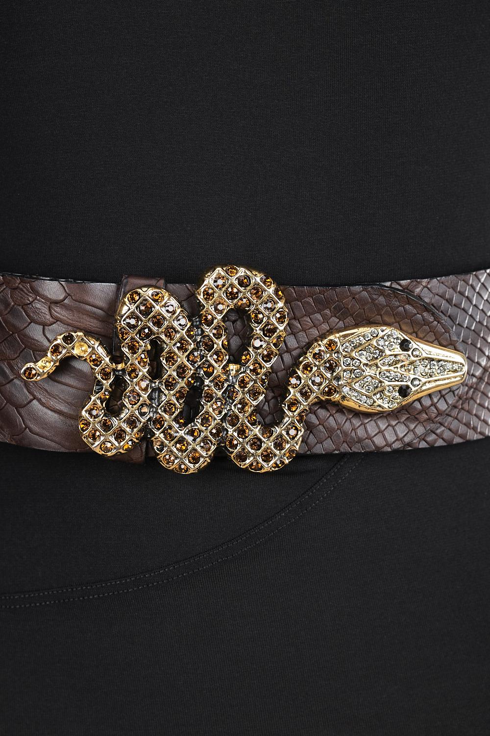 Save The Queen Cintura In Pelle Con Fibbia In Metallo