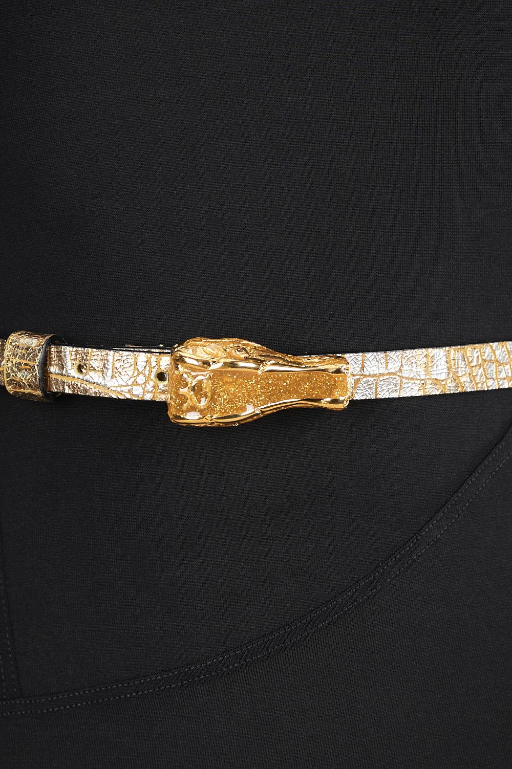 Save The Queen Cintura In Pelle Con Fibbia In Metallo