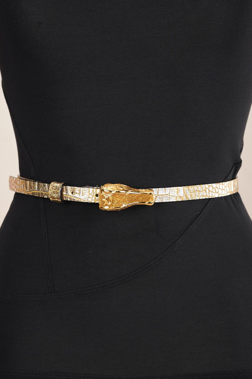 Save The Queen Cintura in pelle con fibbia in metallo