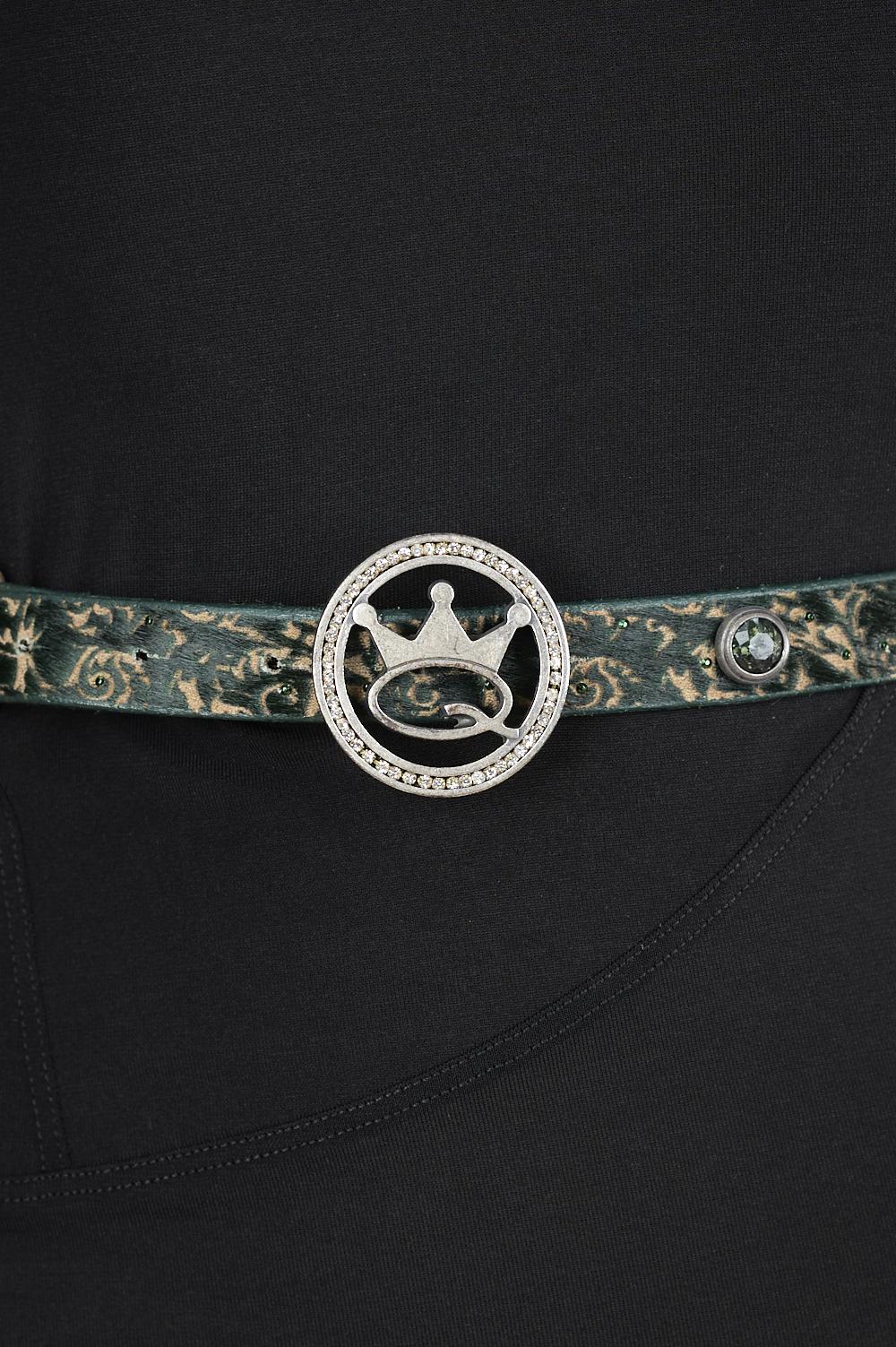 Save The Queen Cintura In Pelle Con Fibbia In Metallo