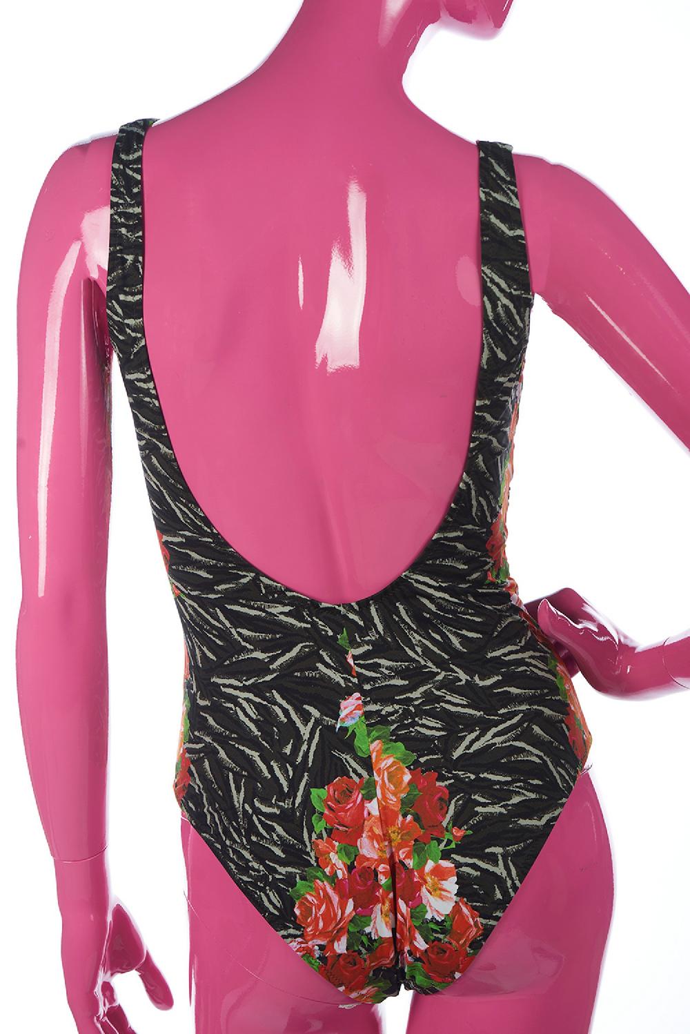 Save The Queen Costume Intero Con Stampa Dedicata Alla Savana