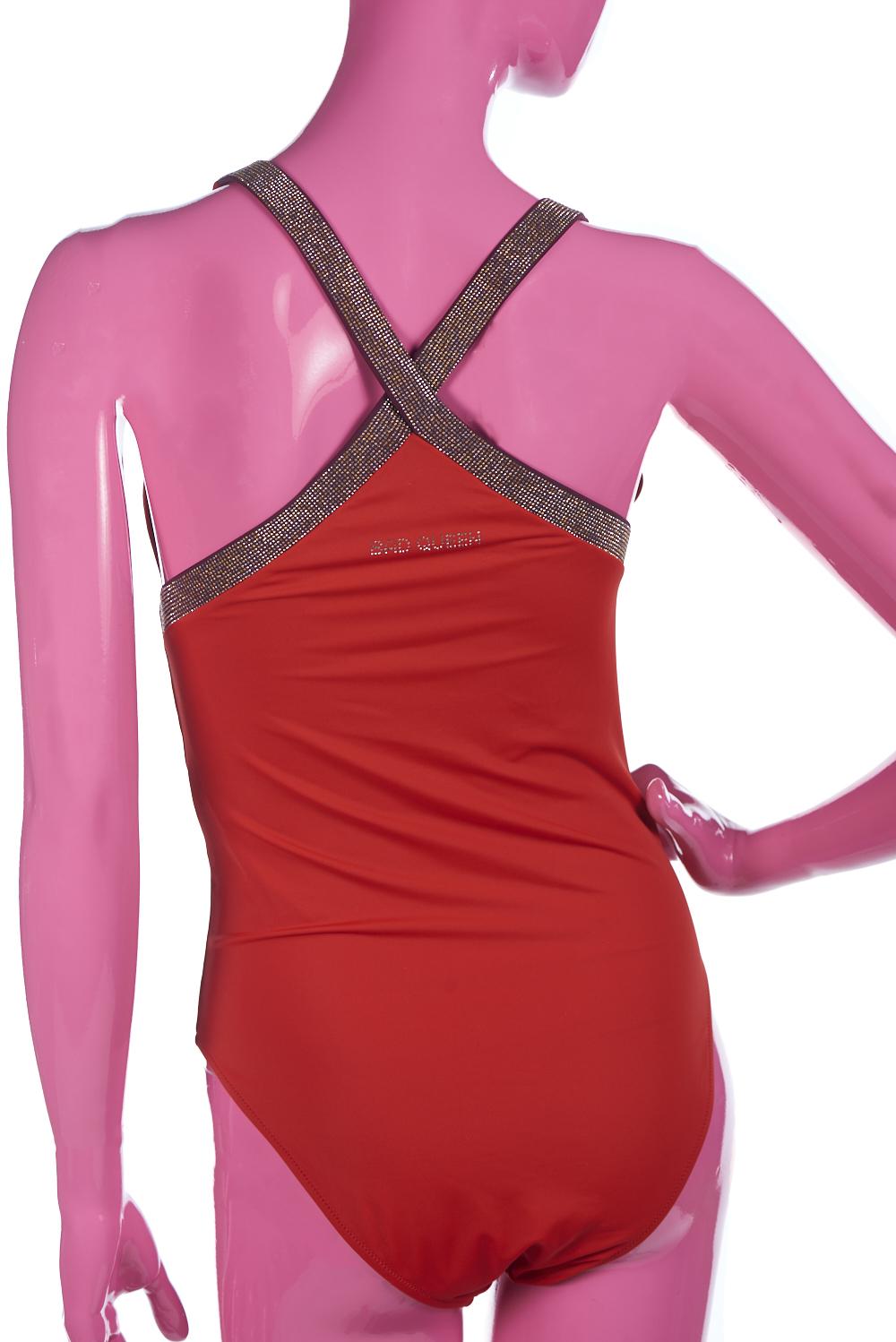 Save The Queen Costume Intero Rosso Con Dettagli Gioiello