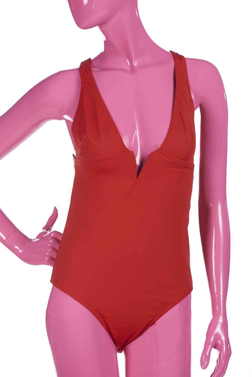 Save The Queen Costume Intero Rosso Con Dettagli Gioiello