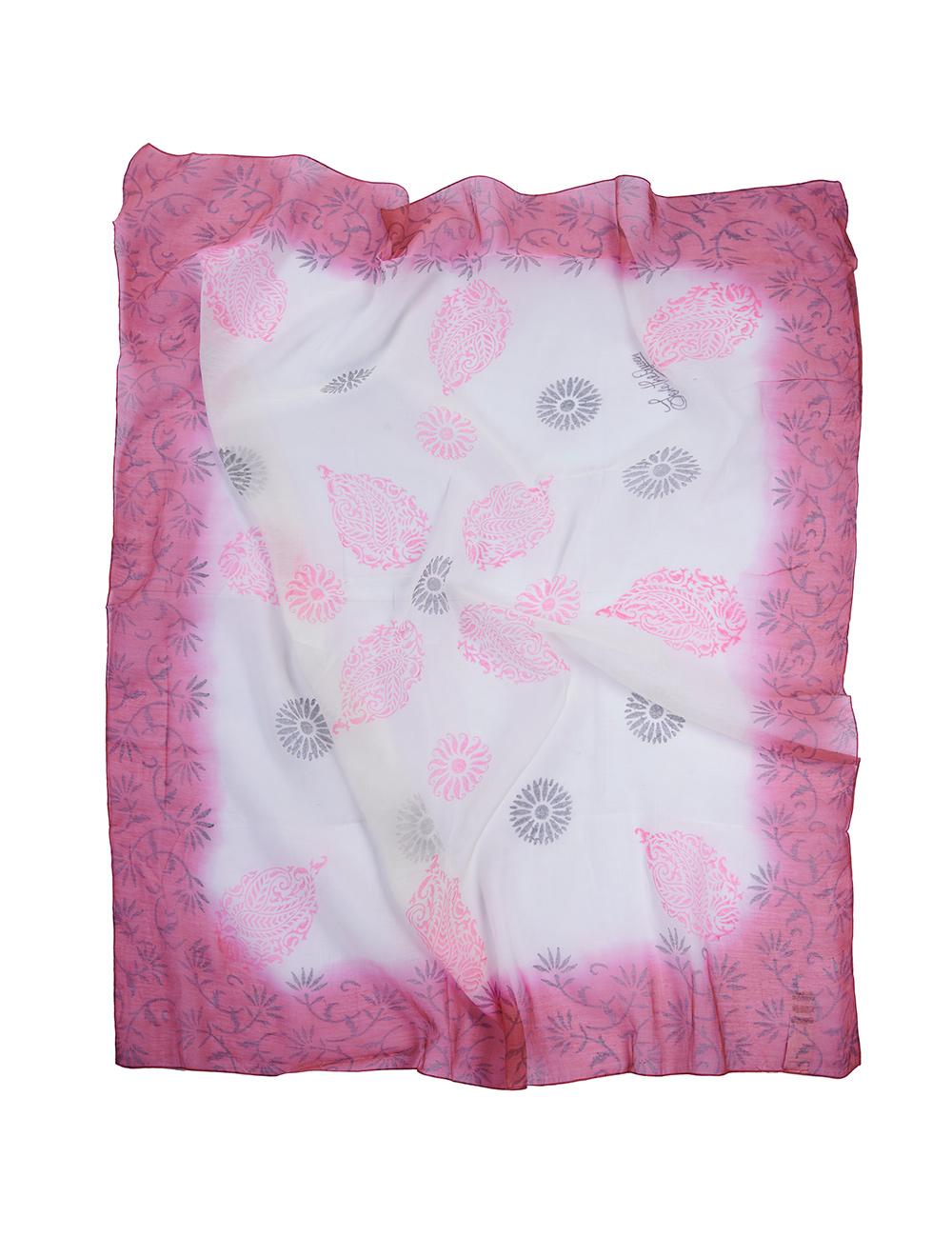 Save The Queen Foulard in seta e cotone a fantasia floreale
