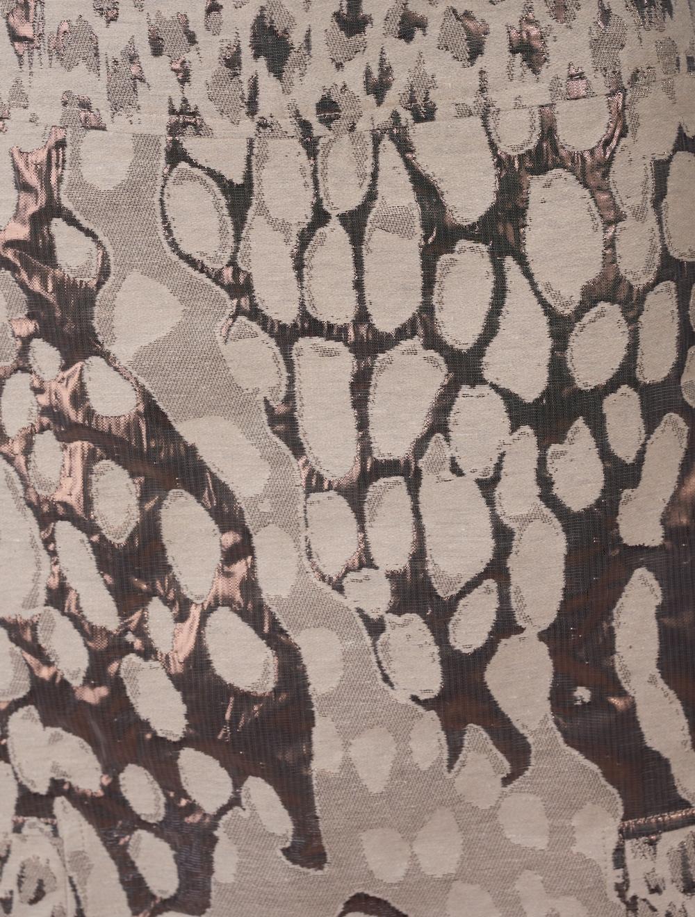 Save The Queen Gonna Corta In Tessuto Jacquard Rame