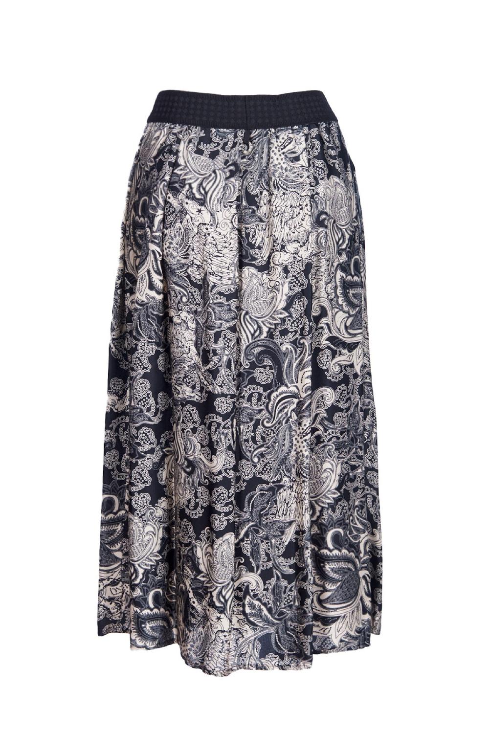 Save The Queen Gonna Longuette In Raso Con Stampa Rinascimentale