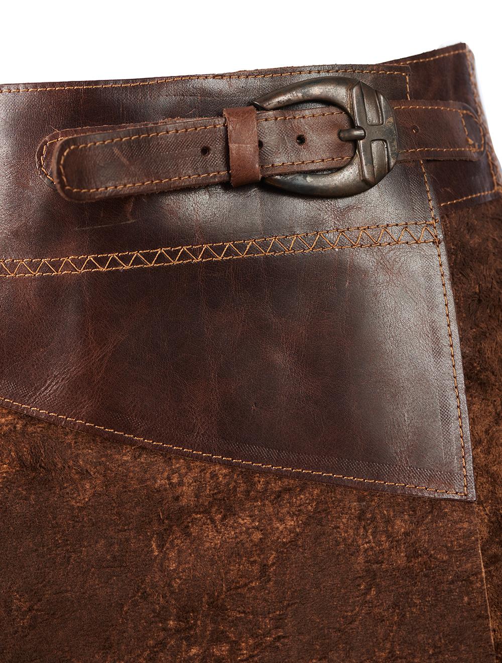 Save The Queen Gonna Lunga A Portafoglio In Pelle Di Crosta Scamosciata Effetto Vintage