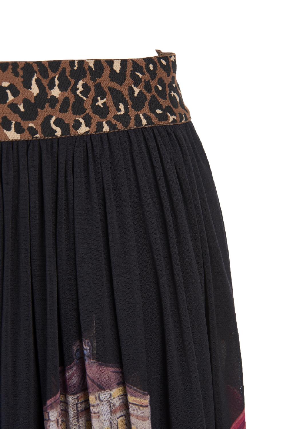 Save The Queen Gonna Lunga In Tulle Con Stampa Dedicata Al Circo