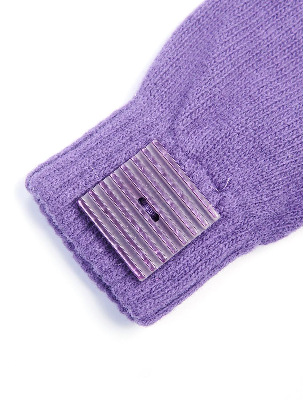 Save The Queen Guanti In Maglia Con Applicazione In Madreperla