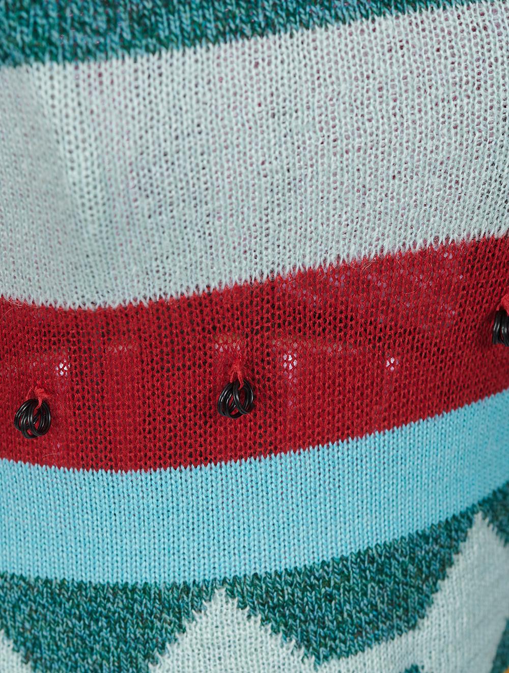 Save The Queen Maglia Collo Alto Con Lavorazione Jacquard