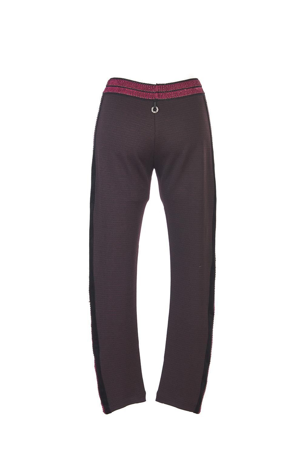 Save The Queen Pantalone A Sigaretta Con Microfantasia Jacquard