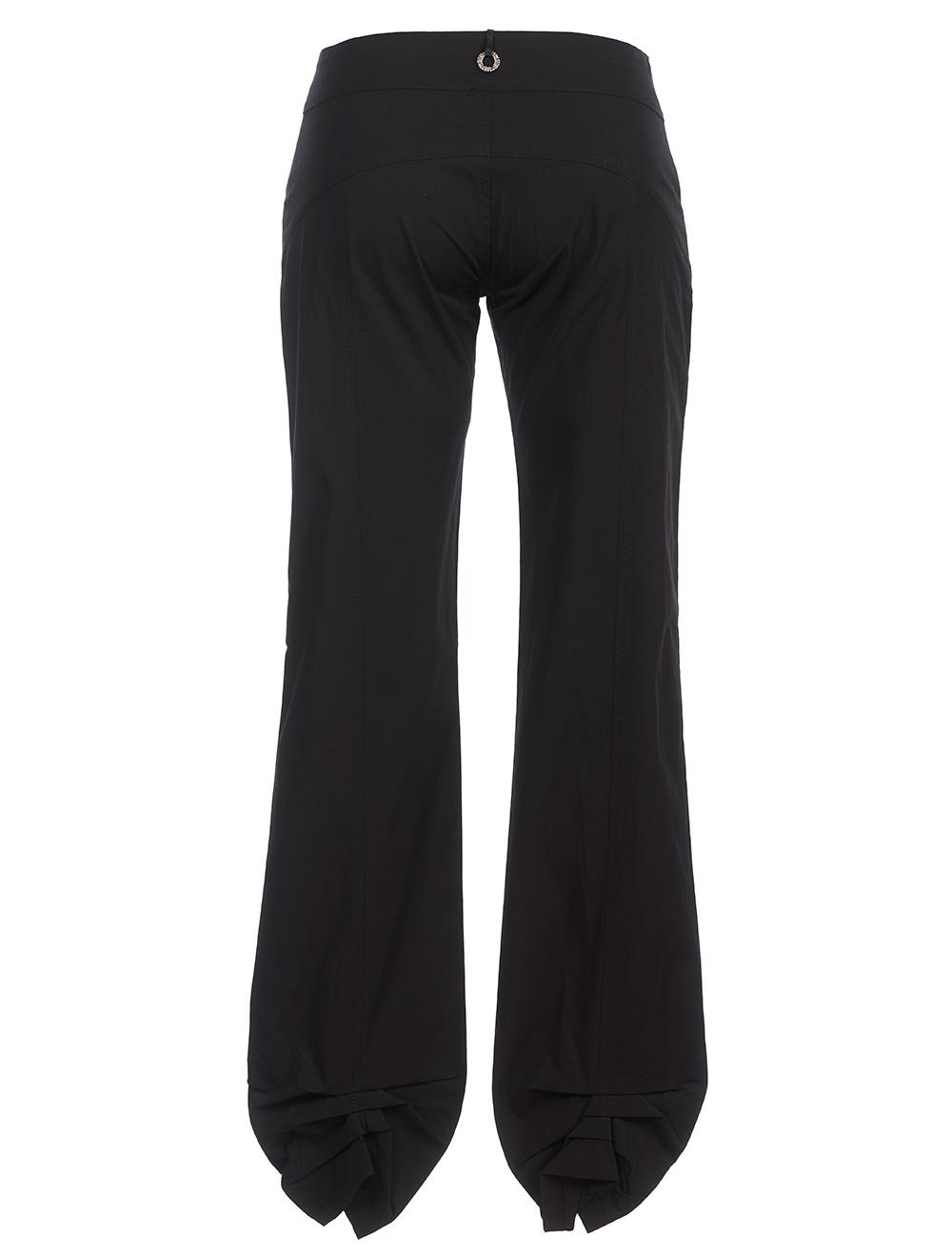 Save The Queen Pantaloni In Tessuto Elasticizzato Nero