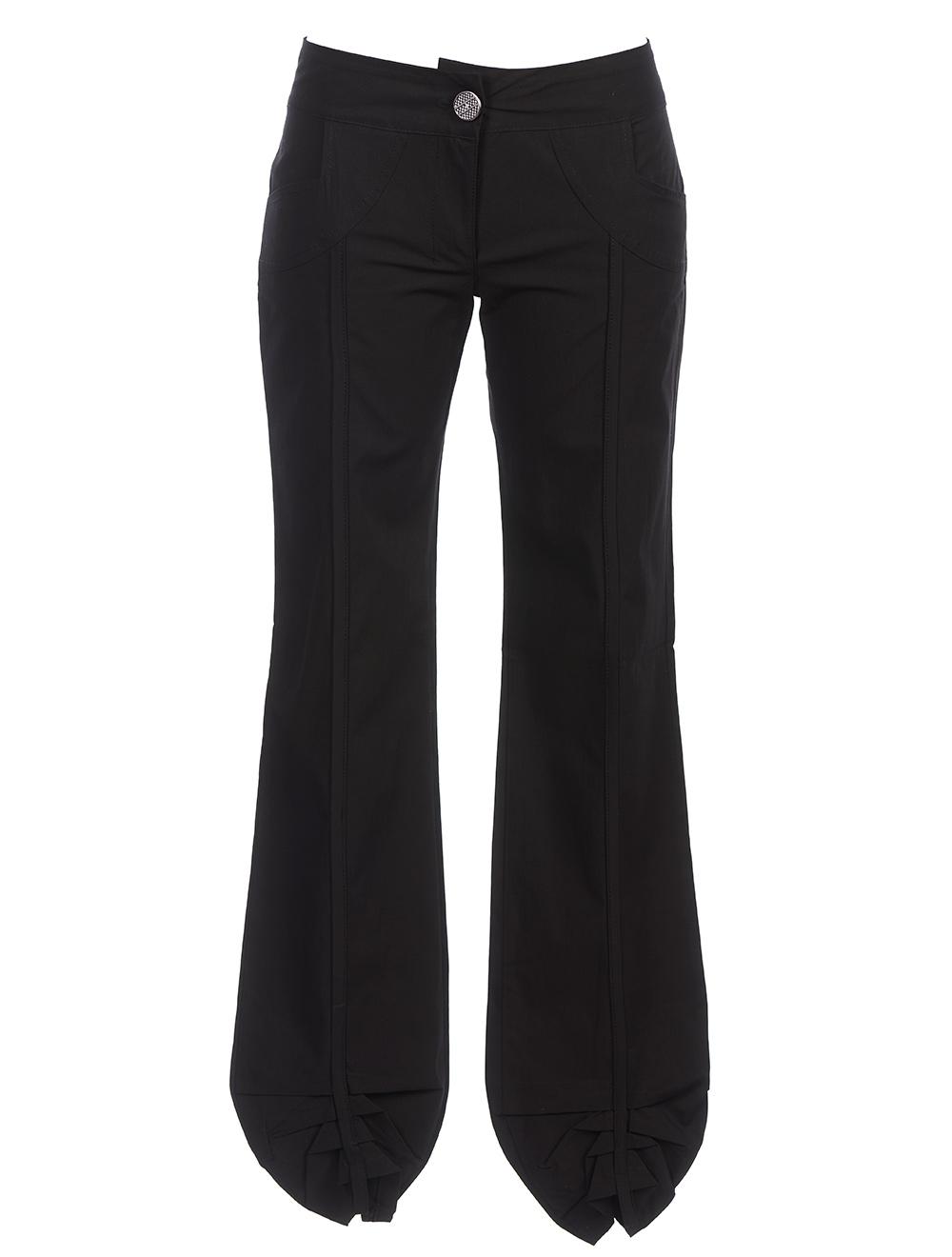 Save The Queen Pantaloni In Tessuto Elasticizzato Nero