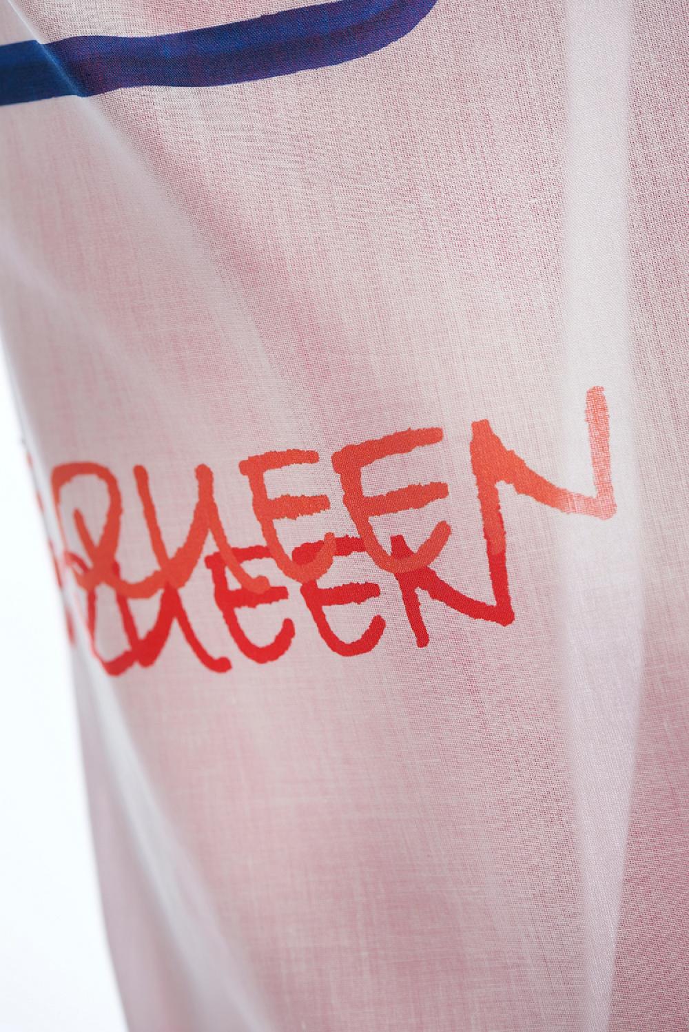 Save The Queen Pareo Con Stampa Dedicata All’arte Contemporanea Africana