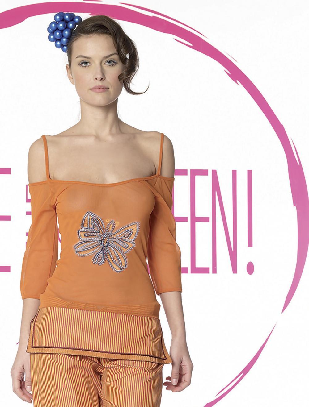 Save The Queen Pigiama Lungo Tre Pezzi In Cotone A Righe E Tulle