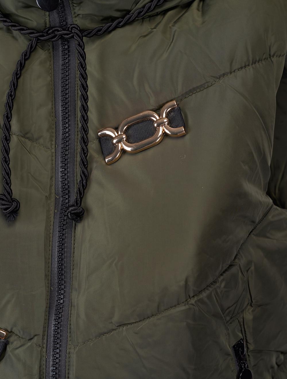 Save The Queen Piumino Smanicato Verde Con Cappuccio