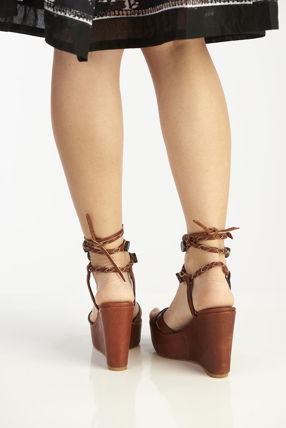 Save The Queen Sandali Con Allacciatura Alla Schiava